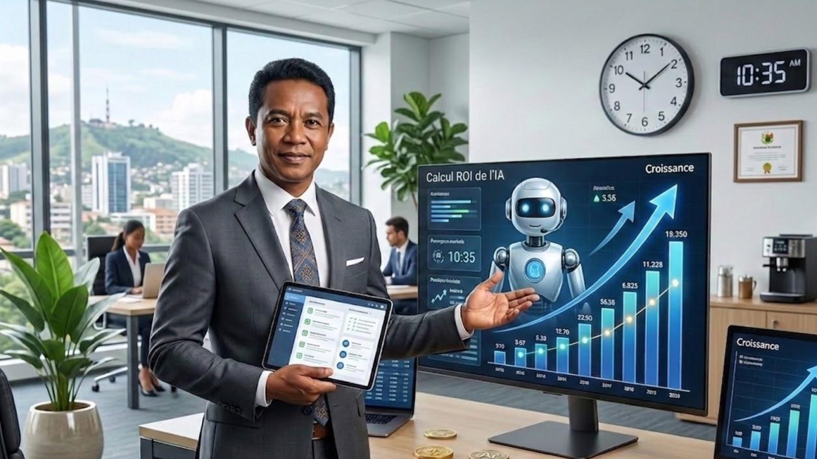 calcul roi ia entreprise