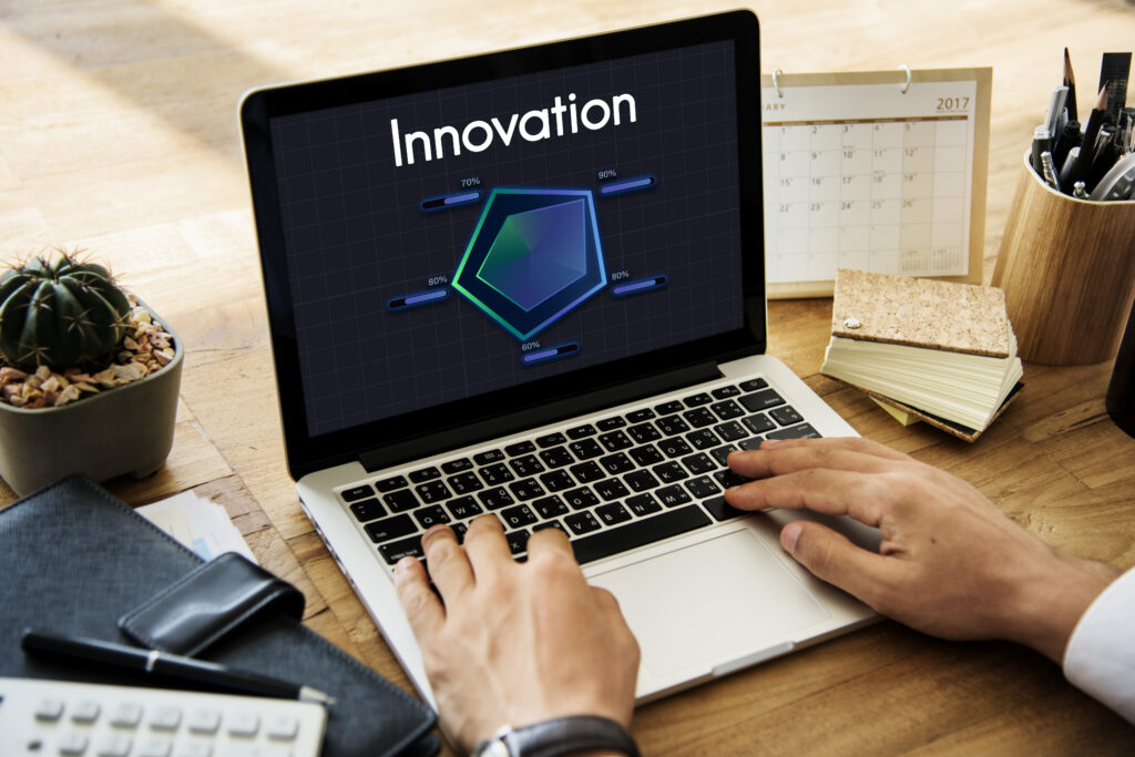 a person working in relation to innovation