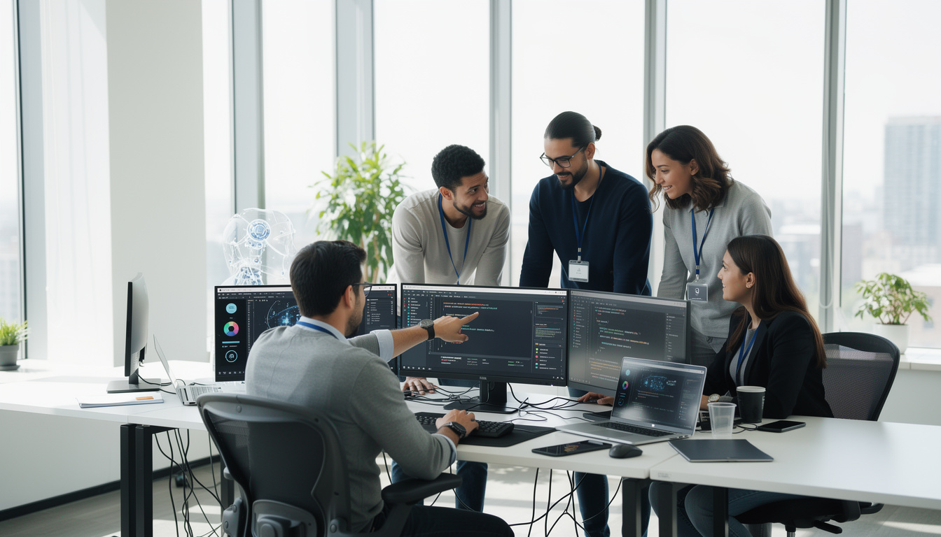 découvrez comment le nearshoring et l'intelligence artificielle peuvent s'associer pour allier proximité géographique et innovation technologique dans vos projets.