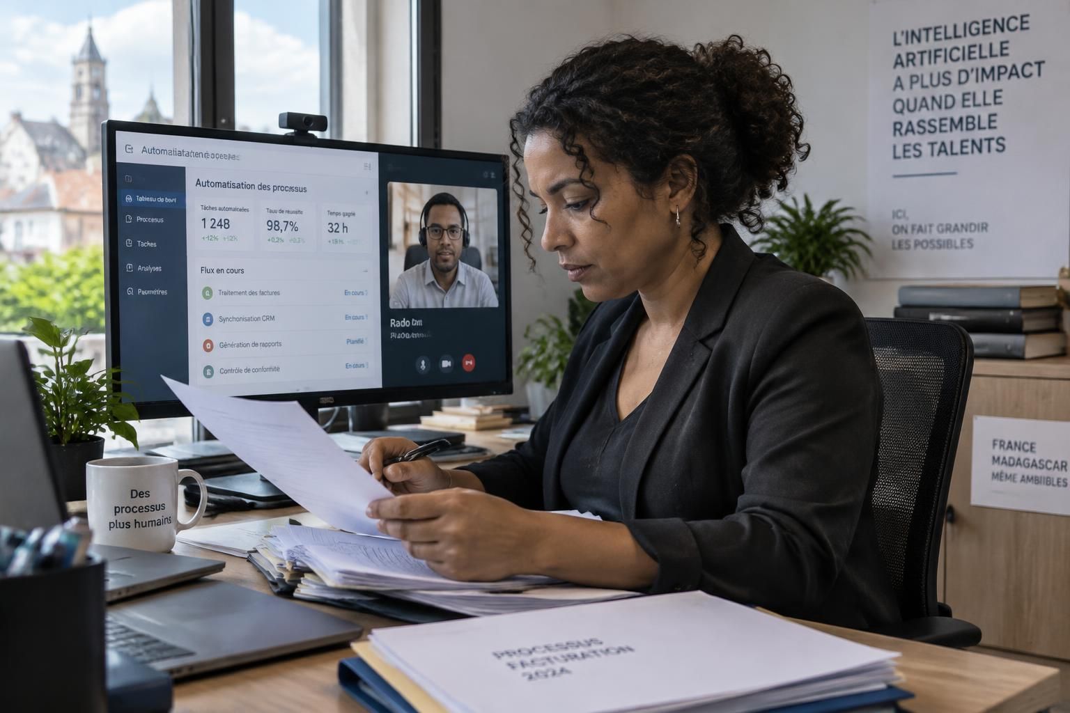découvrez comment l’externalisation hybride et l’intelligence artificielle transforment les organisations, avec une explication claire de leurs avantages et enjeux.